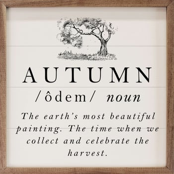 Autumn Definition Tree White